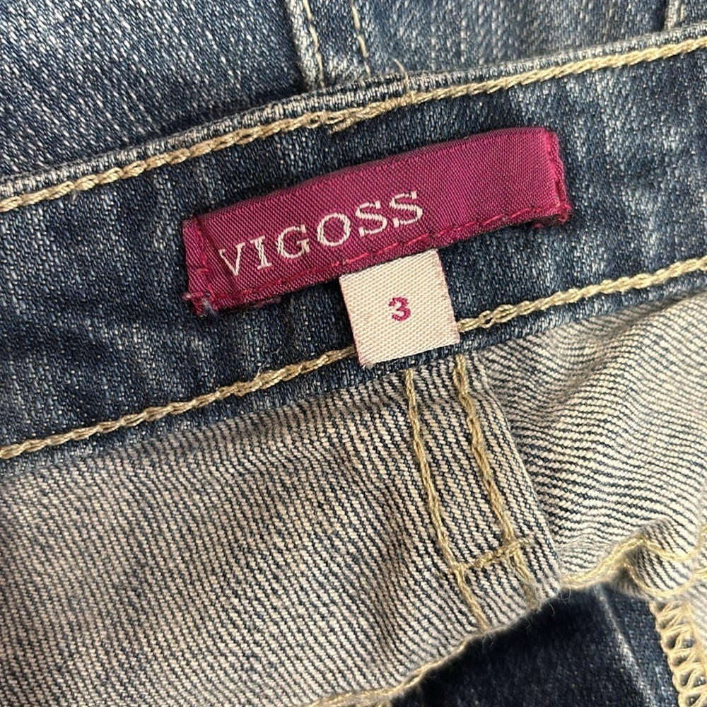 Vigoss Women's Capris Blue Jeans - Picture 4 of 6